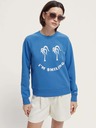 Scotch & Soda Blaues Damen-Sweatshirt Scotch & Soda