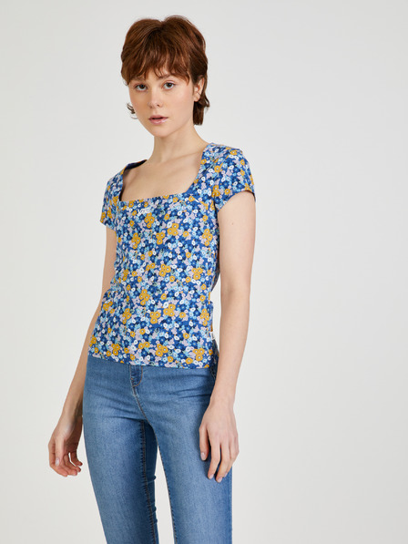 Vans VANS Deco blau gemustertes Damen-T-Shirt