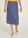 Tranquillo Lila Gemusterter Damen-Midirock Tranquillo