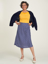 Tranquillo Lila Gemusterter Damen-Midirock Tranquillo