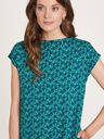 Tranquillo Petrol Gemustertes Damen Kleid Tranquillo
