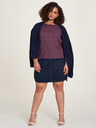 Tranquillo Rotes gemustertes Damen T-Shirt Tranquillo
