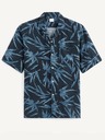 Celio Blau-schwarz gemustertes Herrenhemd Celio Tallinnpal