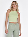Noisy May Hellgrünes geripptes Tanktop Noisy May Ribella