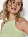 Noisy May Hellgrünes geripptes Tanktop Noisy May Ribella