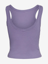 Noisy May Hellviolettes geripptes Kurzarmtop Noisy May Ribella