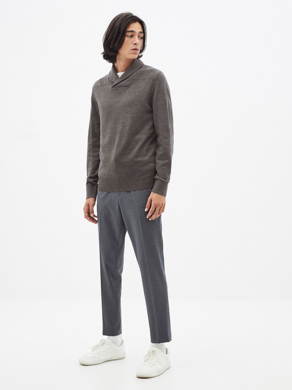 Celio Grauer Herrenpullover Celio Sepiz