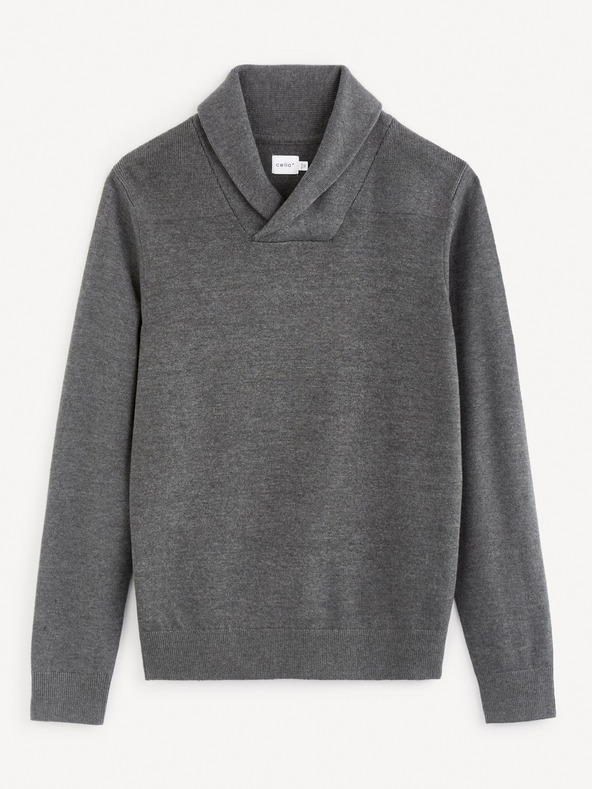 Celio Grauer Herrenpullover Celio Sepiz