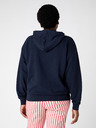 Wrangler Schwarzer gemusterter Unisex-Kapuzenpullover von Wrangler
