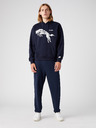 Wrangler Schwarzer gemusterter Unisex-Kapuzenpullover von Wrangler