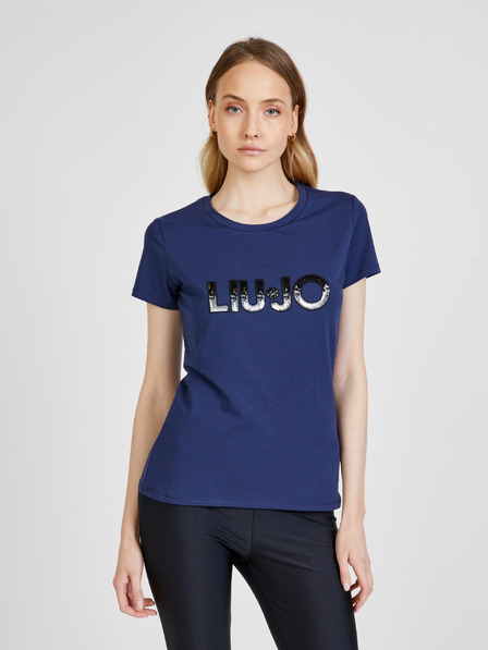 Liu Jo Dunkelblaues Liu Jo Damen-T-Shirt