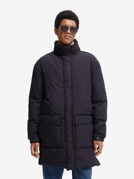 Scotch & Soda Dunkelblaue Herren-Winterjacke Scotch & Soda