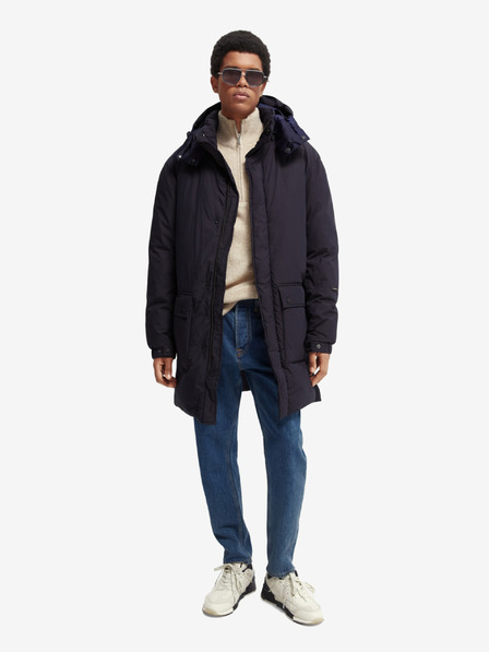 Scotch & Soda Dunkelblaue Herren-Winterjacke Scotch & Soda