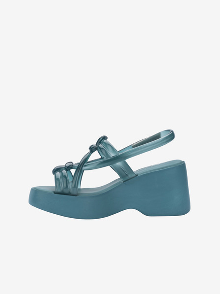 Melissa Petrol Damen-Keilsandalen Melissa