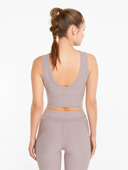 Puma Hellviolettes Puma Studio Yogini Sport-Tanktop für Damen