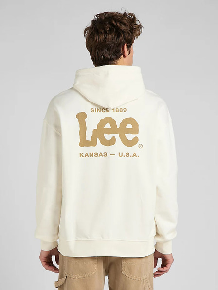 Lee Lee Cream Herren-Kapuzenpullover