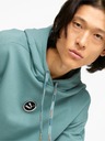 Puma Petrolfarbener Puma Go For Kapuzenpullover für Herren