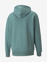 Puma Petrolfarbener Puma Go For Kapuzenpullover für Herren