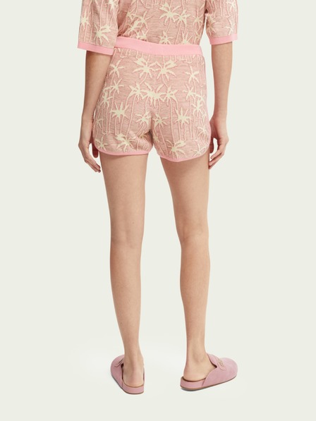 Scotch & Soda Altrosa Gemusterte Shorts für Damen Scotch & Soda