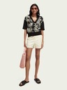 Scotch & Soda Schwarzes gemustertes Damen-Sweatshirt Scotch & Soda
