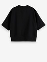 Scotch & Soda Schwarzes gemustertes Damen-Sweatshirt Scotch & Soda