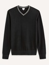 Celio Schwarzer Herrenpullover Celio Beretro