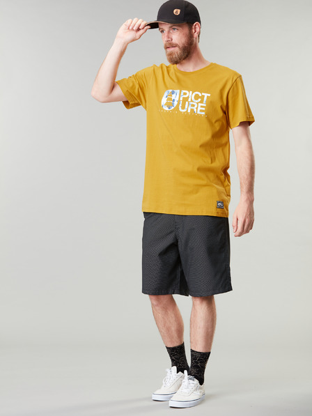 Picture Senffarbenes Herren T-Shirt Bild