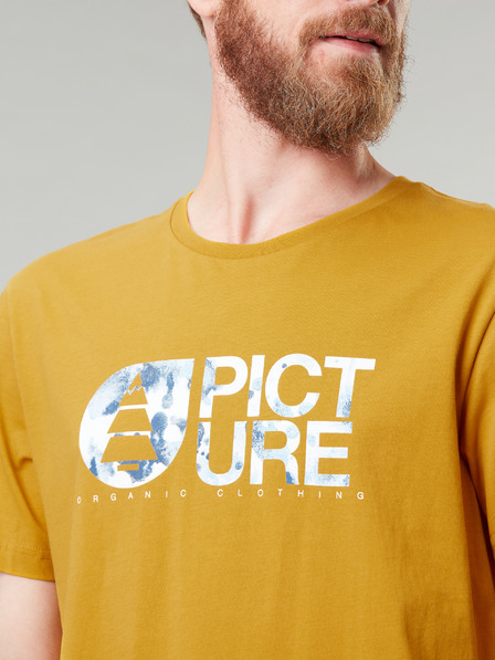 Picture Senffarbenes Herren T-Shirt Bild