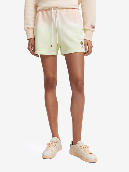 Scotch & Soda Apricotgrüne Scotch & Soda Shorts für Damen