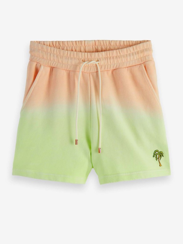 Scotch & Soda Apricotgrüne Scotch & Soda Shorts für Damen