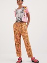 Desigual Hellrosa Damen T-Shirt Desigual Face