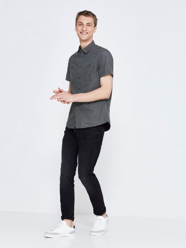 Celio Graues Herrenhemd Celio Garbis