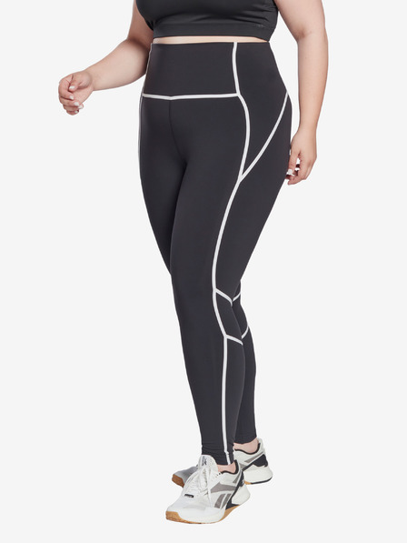 Reebok Reebok Lux Weiß und Schwarz Damen Sport Leggings