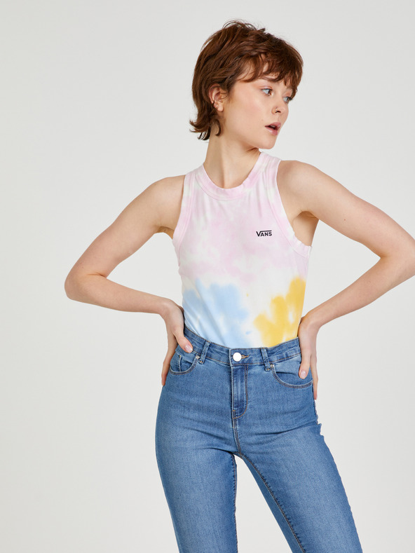 Vans Blau und rosa gemusterter Damen Body VANS Body Suit