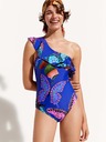 Desigual Desigual blau gemusterter Damen-Badeanzug Ariel