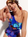 Desigual Desigual blau gemusterter Damen-Badeanzug Ariel