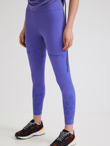 Desigual Lila Damen Desigual Vela Sport-Leggings