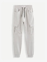 Celio Hellgraue Herrenhose mit Taschen Celio Cargo