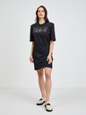 Versace Jeans Couture Schwarzes Versace Jeans Couture Regenbogen Kleid