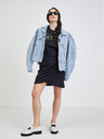 Versace Jeans Couture Schwarzes Versace Jeans Couture Regenbogen Kleid