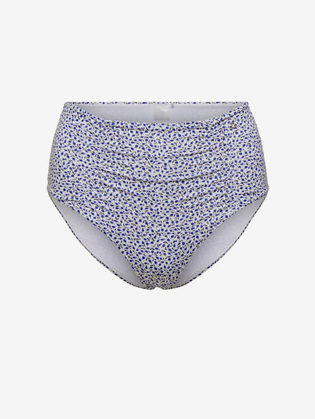 ONLY White-Blue Floral Bikini Bottom ONLY Ella