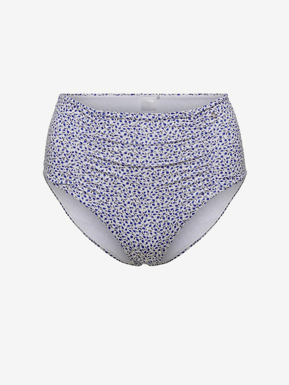 ONLY White-Blue Floral Bikini Bottom ONLY Ella