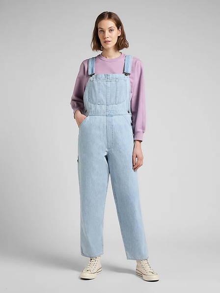 Lee Hellblaue Damen-Denim-Hose mit Lack Lee