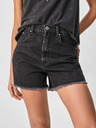Pepe Jeans Dunkelgraue Damen Denim Shorts Pepe Jeans Rachel