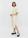 Pieces Cremefarbenes Basic-Kleid Pieces Talula