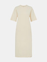 Pieces Cremefarbenes Basic-Kleid Pieces Talula