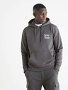 Celio Grauer Herren-Kapuzenpullover Celio