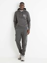 Celio Grauer Herren-Kapuzenpullover Celio