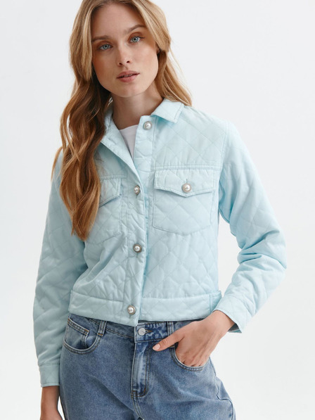 TOP SECRET Hellblaue leichte Steppjacke für Damen TOP SECRET