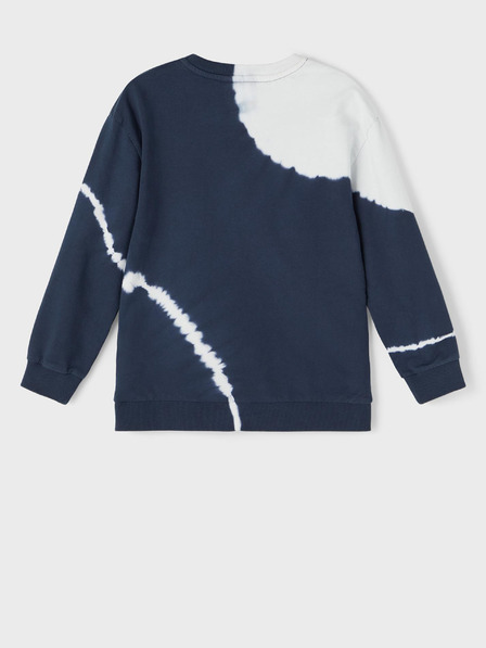 name it Dunkelblaues gemustertes Sweatshirt für Jungen, Name: Fomal